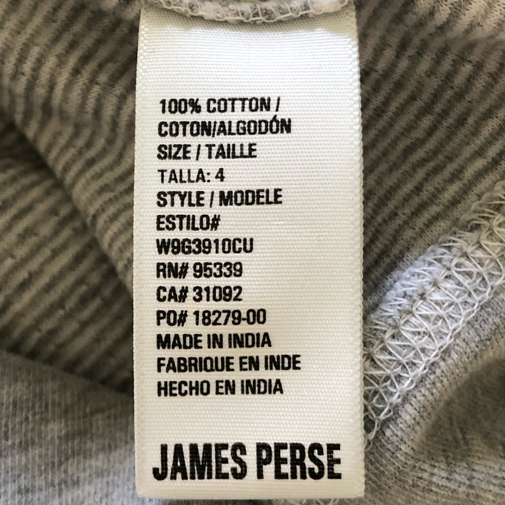 James Perse Striped Raglan Pullover Sweatshirt4 - image 7